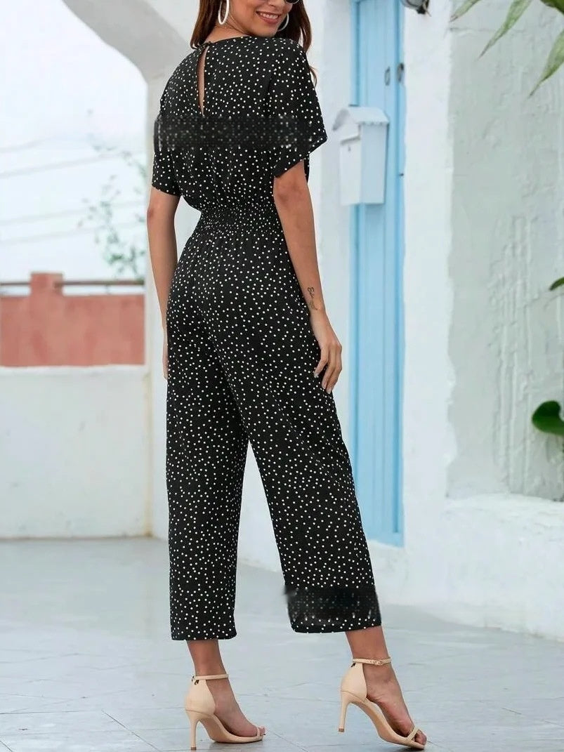 Women's Fashionable Floral Jumpsuit